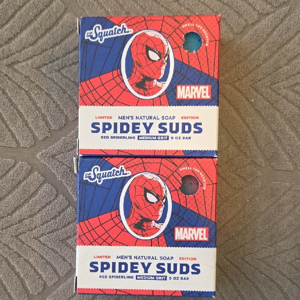 Dr. Squatch Two Marvel Spidey Suds Soap